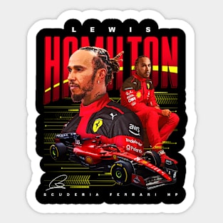 Lewis Hamilton Ferrari Sticker